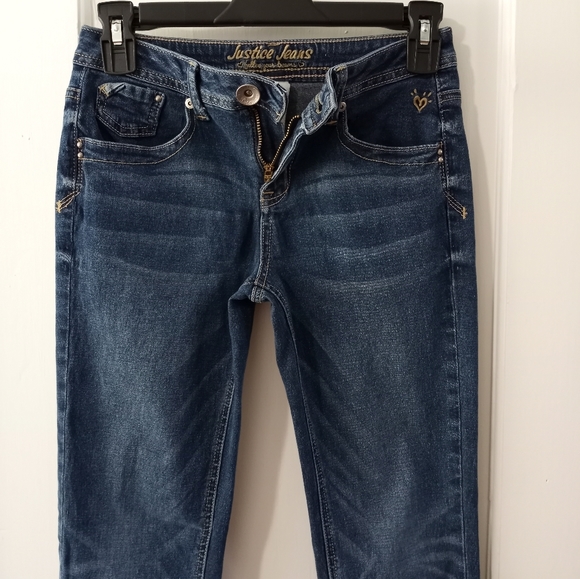 Girl's Justice Simply Low Skinny Jeans Jeggings Size 12R - Picture 6 of 11